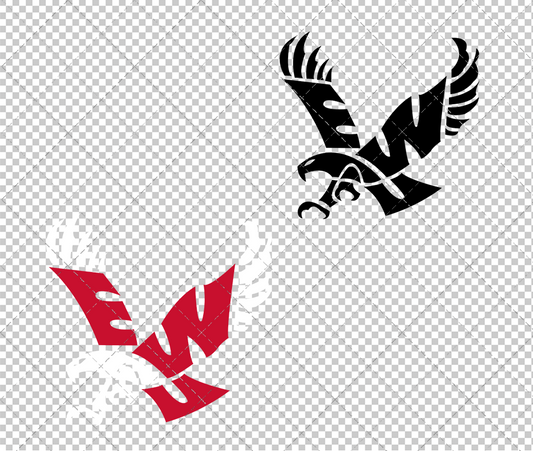 Eastern Washington Eagles 2000 002, Svg, Dxf, Eps, Png - SvgShopArt
