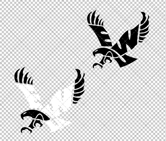 Eastern Washington Eagles 2000 003, Svg, Dxf, Eps, Png - SvgShopArt