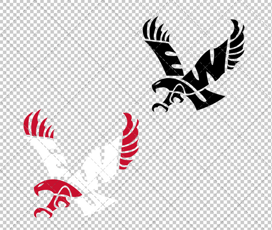 Eastern Washington Eagles 2000 004, Svg, Dxf, Eps, Png - SvgShopArt