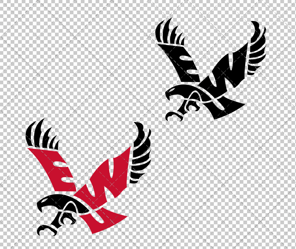 Eastern Washington Eagles 2000, Svg, Dxf, Eps, Png - SvgShopArt