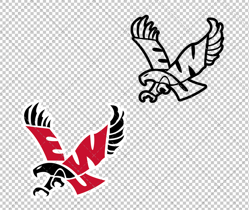 Eastern Washington Eagles 2023, Svg, Dxf, Eps, Png - SvgShopArt