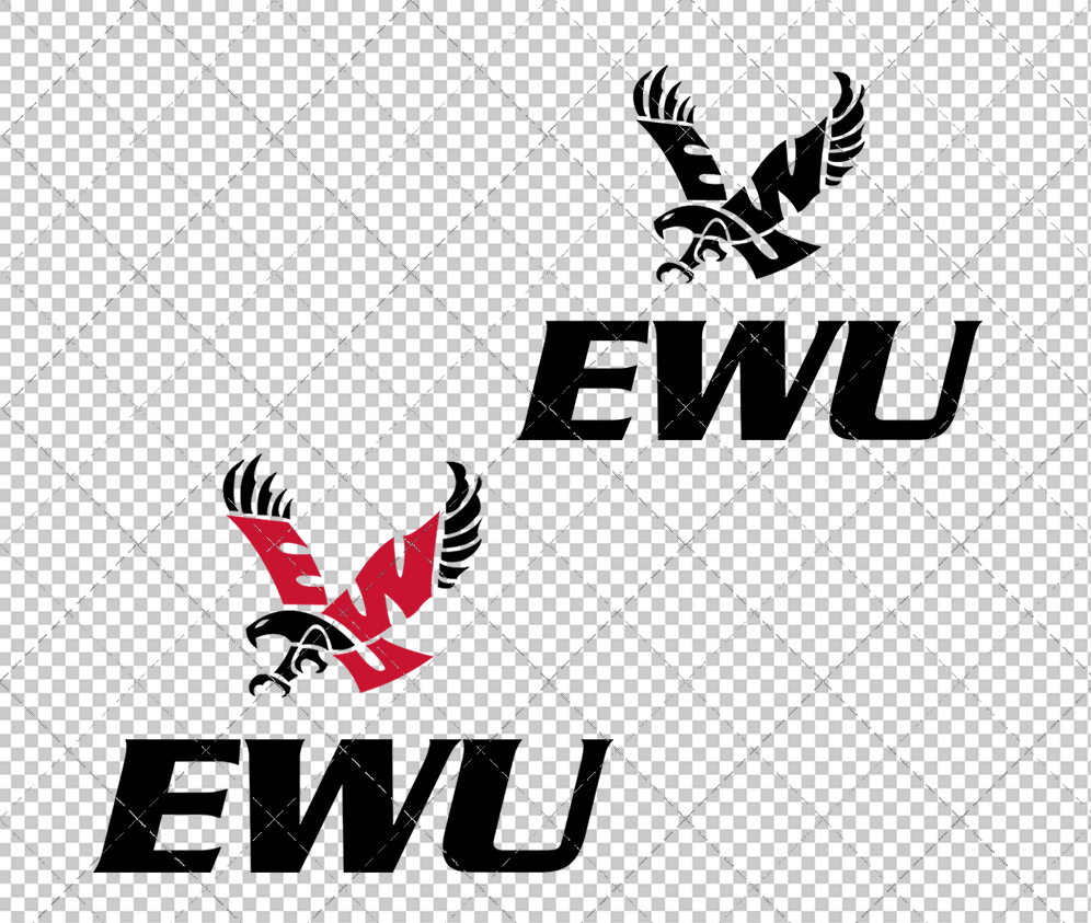 Eastern Washington Eagles Secondary 2015 004, Svg, Dxf, Eps, Png - SvgShopArt