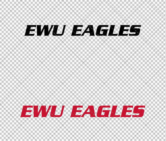 Eastern Washington Eagles Wordmark 2015 003, Svg, Dxf, Eps, Png - SvgShopArt