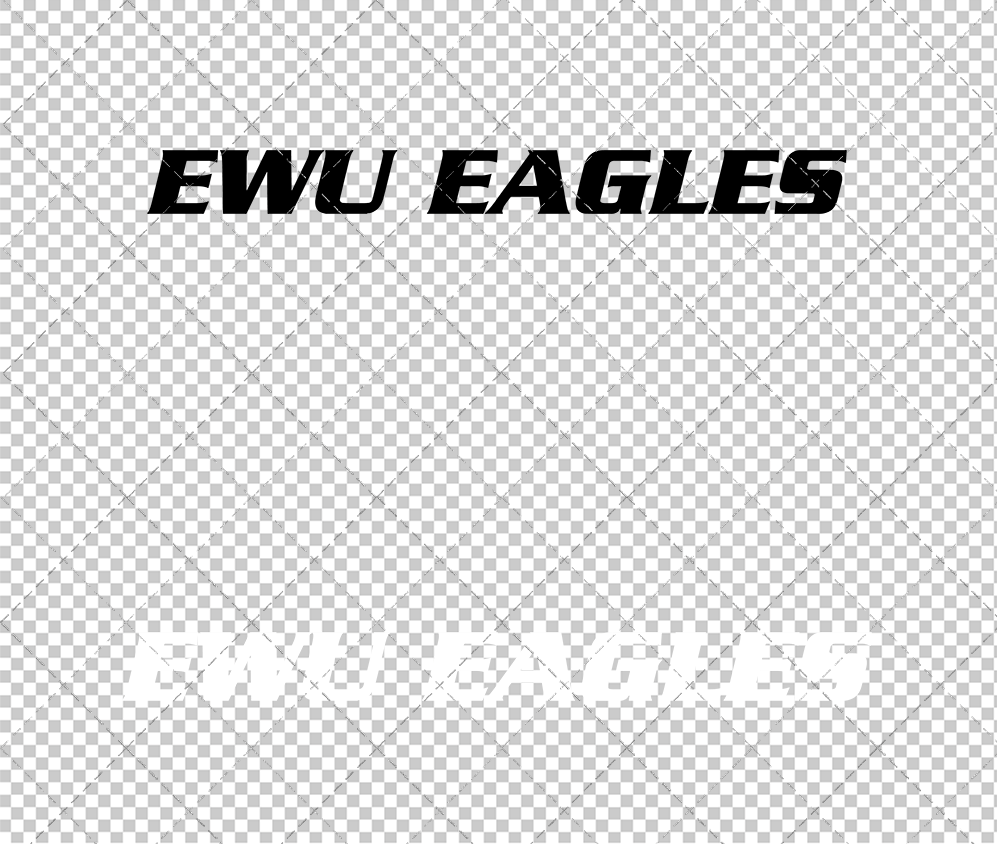 Eastern Washington Eagles Wordmark 2015 004, Svg, Dxf, Eps, Png - SvgShopArt