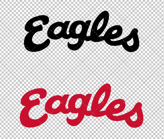 Eastern Washington Eagles Wordmark 2023 005, Svg, Dxf, Eps, Png - SvgShopArt