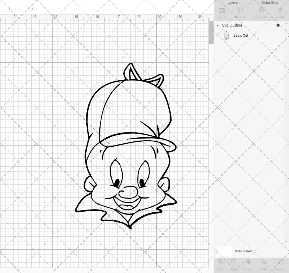 Elmer Fudd - Looney Tunes 003, Svg, Dxf, Eps, Png SvgShopArt