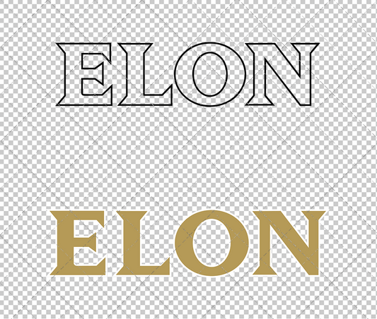 Elon Phoenix Wordmark 2016 003, Svg, Dxf, Eps, Png - SvgShopArt