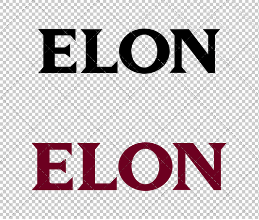 Elon Phoenix Wordmark 2016 004, Svg, Dxf, Eps, Png - SvgShopArt