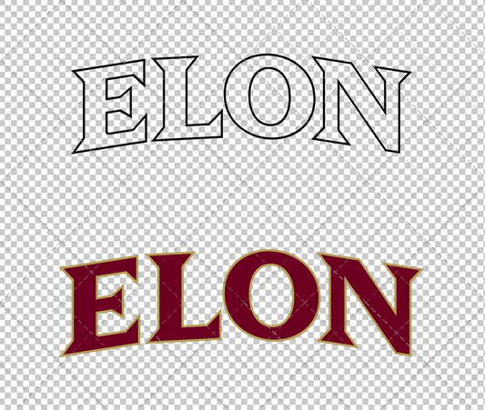 Elon Phoenix Wordmark 2016 007, Svg, Dxf, Eps, Png - SvgShopArt