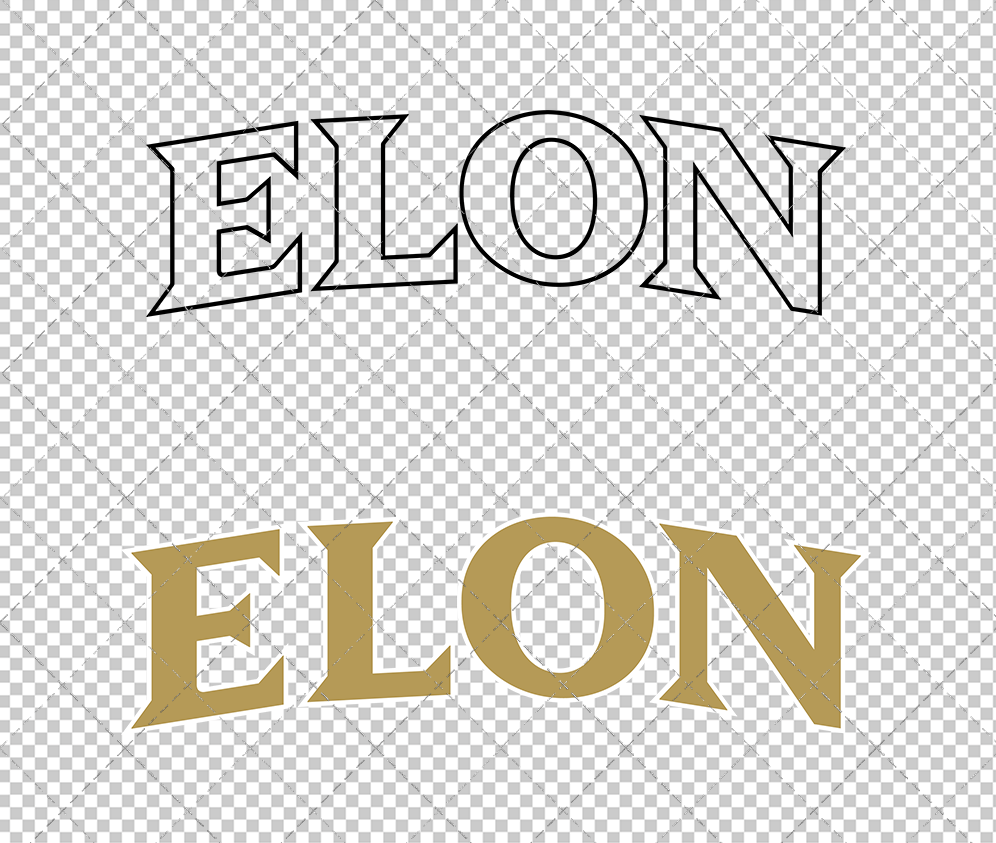 Elon Phoenix Wordmark 2016 009, Svg, Dxf, Eps, Png - SvgShopArt