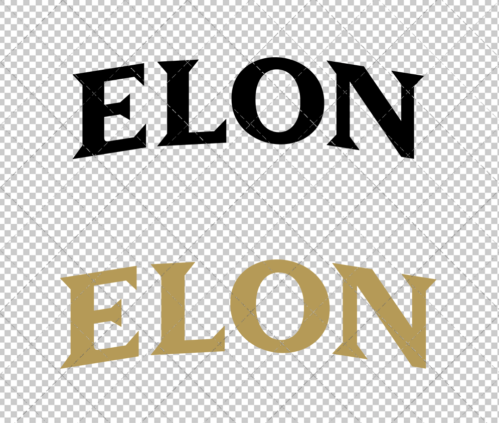 Elon Phoenix Wordmark 2016 011, Svg, Dxf, Eps, Png - SvgShopArt
