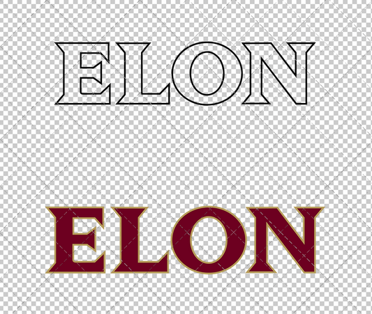 Elon Phoenix Wordmark 2016, Svg, Dxf, Eps, Png - SvgShopArt