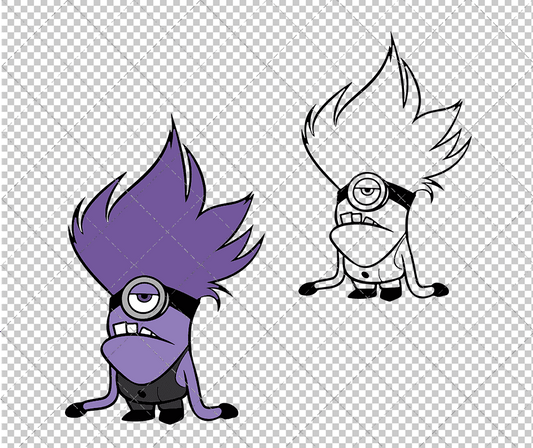 Evil Minion - Despicable Me, Svg, Dxf, Eps, Png SvgShopArt