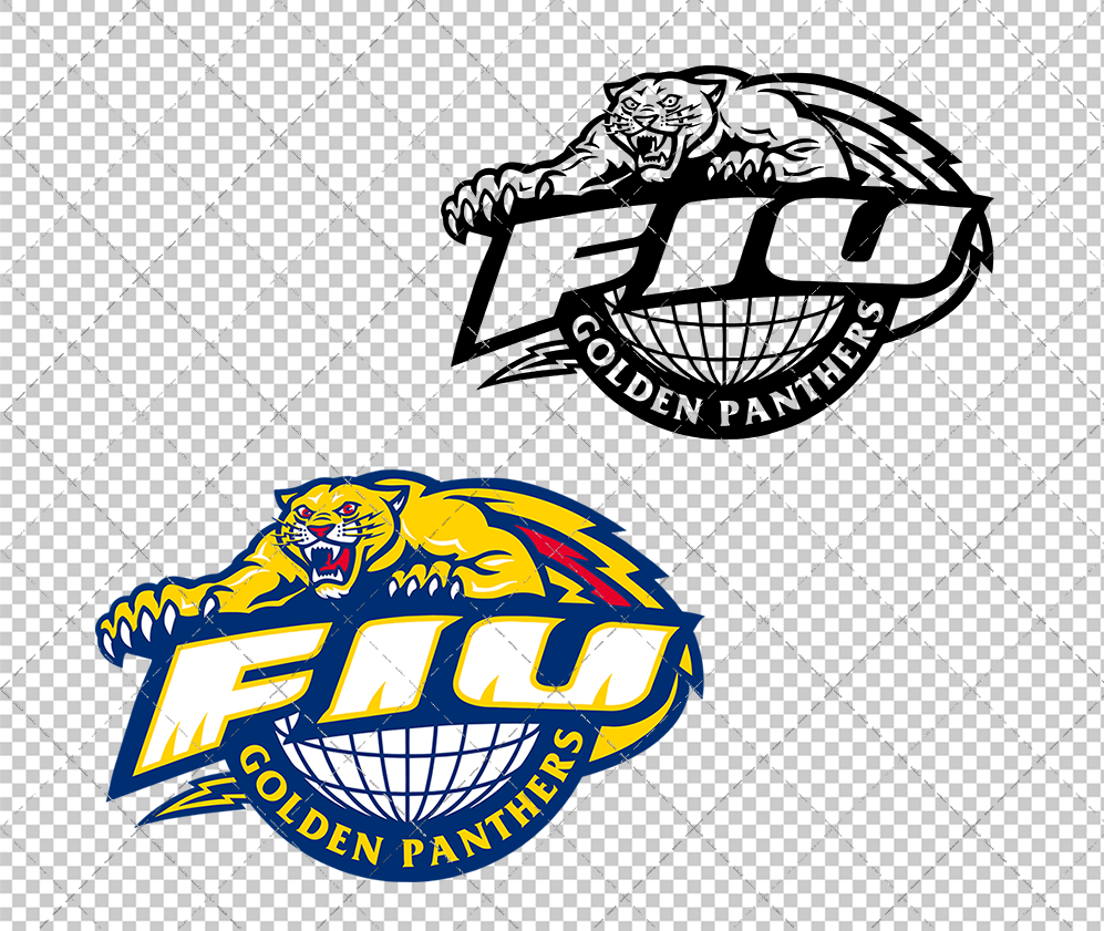 FIU Panthers 1996, Svg, Dxf, Eps, Png - SvgShopArt