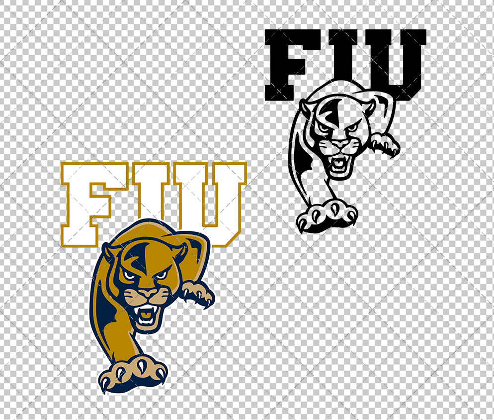 FIU Panthers 2008 002, Svg, Dxf, Eps, Png - SvgShopArt