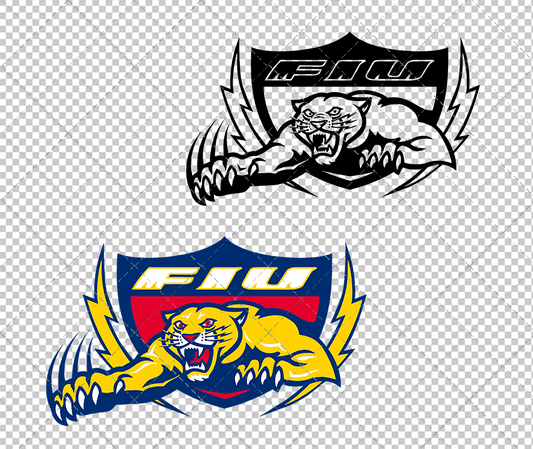 FIU Panthers Alternate 1996 002, Svg, Dxf, Eps, Png - SvgShopArt