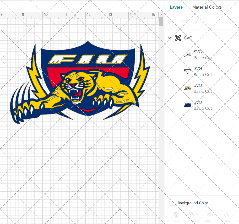 FIU Panthers Alternate 1996 002, Svg, Dxf, Eps, Png - SvgShopArt