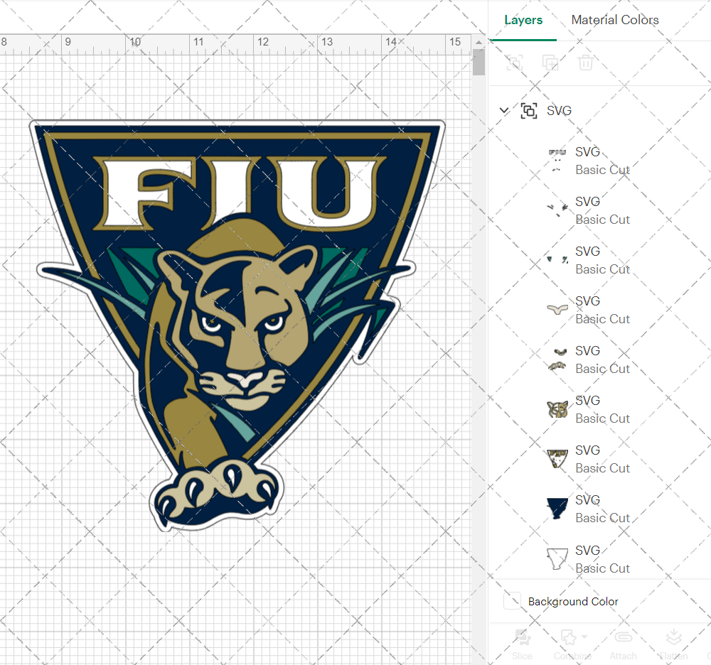 FIU Panthers Alternate 2001, Svg, Dxf, Eps, Png - SvgShopArt