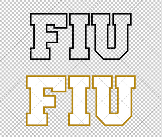FIU Panthers Helmet Logos 2008, Svg, Dxf, Eps, Png - SvgShopArt