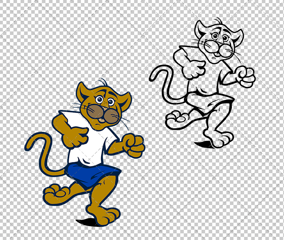 FIU Panthers Mascot 2017, Svg, Dxf, Eps, Png - SvgShopArt