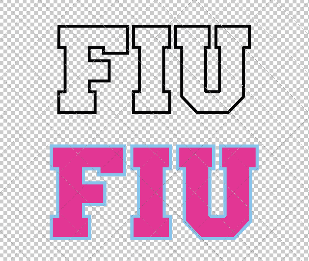 FIU Panthers Secondary Vice Mark 2024 002, Svg, Dxf, Eps, Png - SvgShopArt