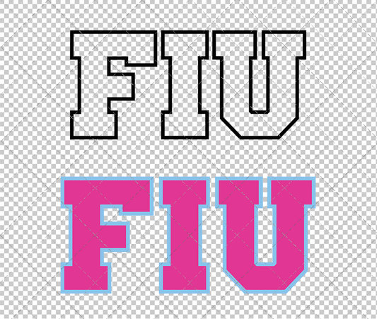 FIU Panthers Secondary Vice Mark 2024 002, Svg, Dxf, Eps, Png - SvgShopArt