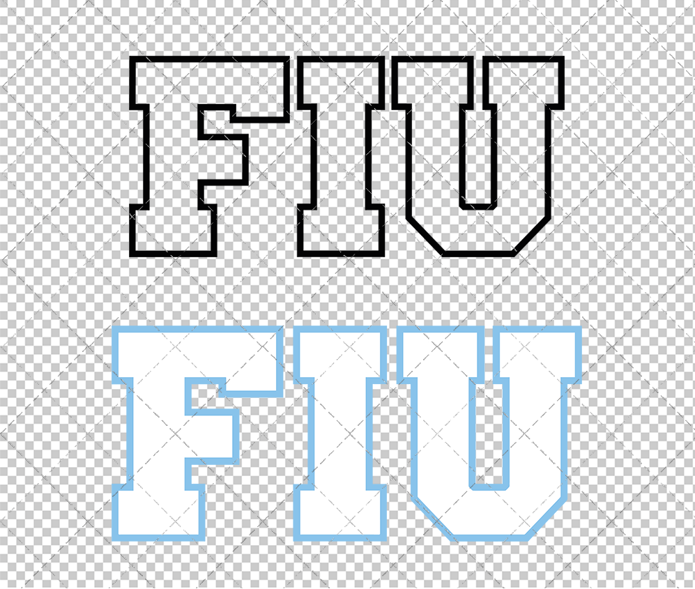FIU Panthers Secondary Vice Mark 2024 004, Svg, Dxf, Eps, Png - SvgShopArt