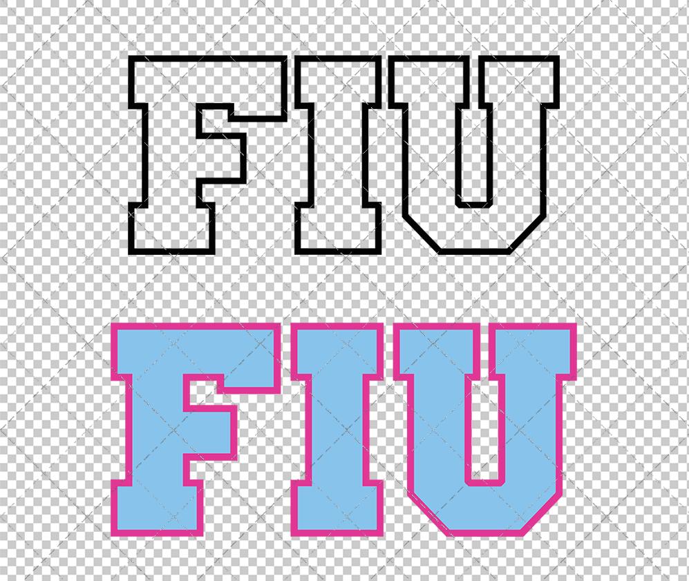 FIU Panthers Secondary Vice Mark 2024, Svg, Dxf, Eps, Png - SvgShopArt