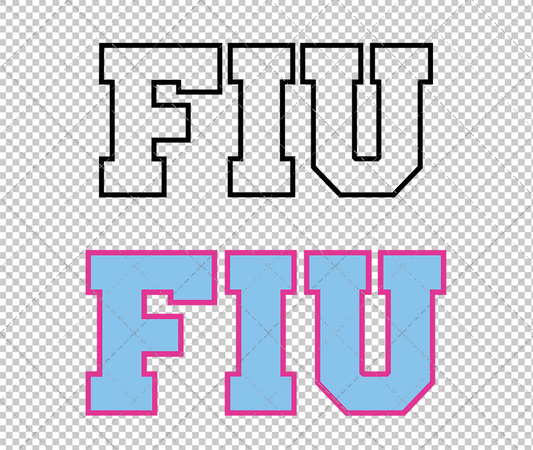 FIU Panthers Secondary Vice Mark 2024, Svg, Dxf, Eps, Png - SvgShopArt