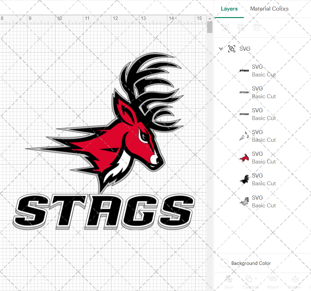 Fairfield Stags Alternate 2002 002, Svg, Dxf, Eps, Png - SvgShopArt