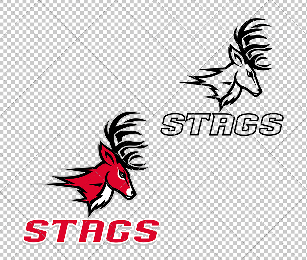 Fairfield Stags Alternate 2002 003, Svg, Dxf, Eps, Png - SvgShopArt