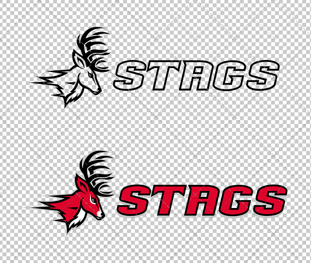 Fairfield Stags Alternate 2002 004, Svg, Dxf, Eps, Png - SvgShopArt