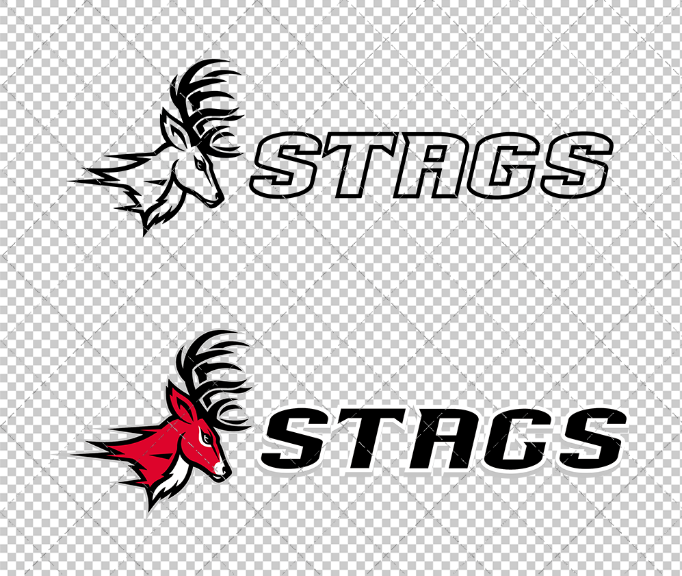 Fairfield Stags Alternate 2002 005, Svg, Dxf, Eps, Png - SvgShopArt