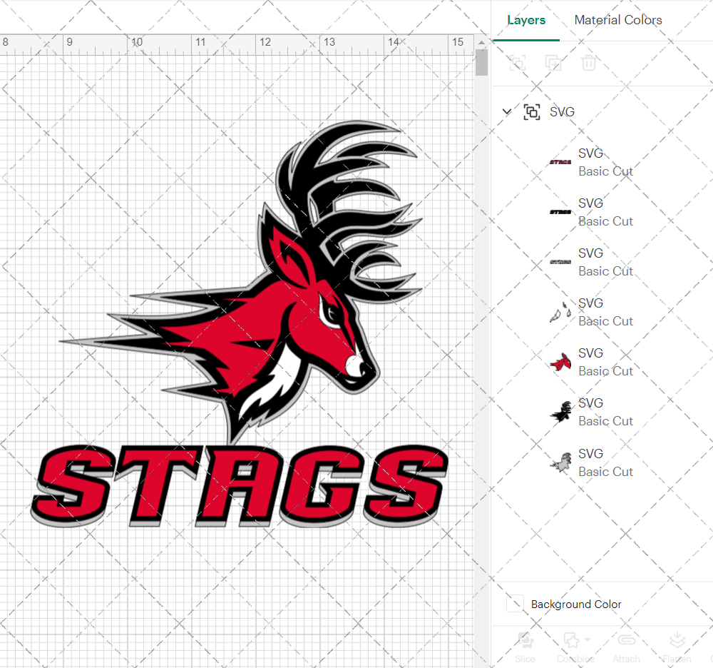 Fairfield Stags Alternate 2002, Svg, Dxf, Eps, Png - SvgShopArt
