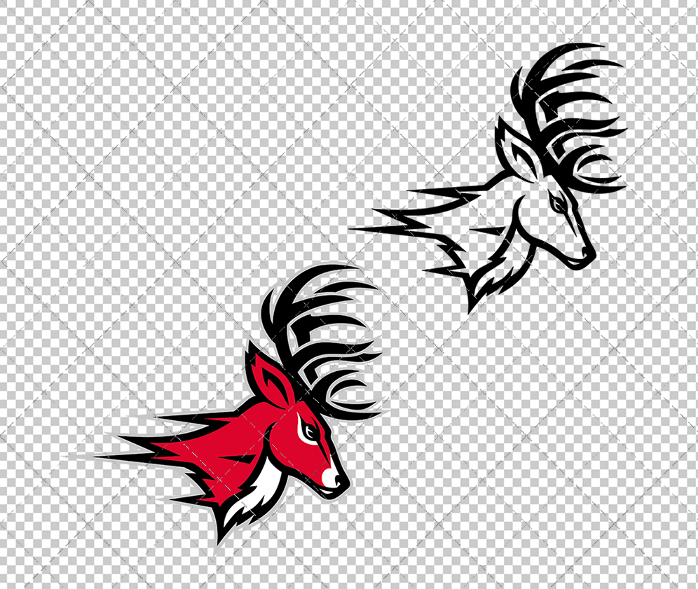Fairfield Stags Partial Logos 2002, Svg, Dxf, Eps, Png - SvgShopArt