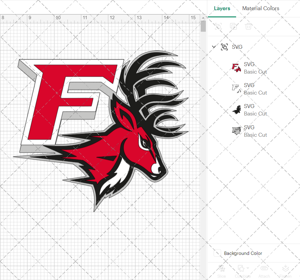 Fairfield Stags Secondary 2002 002, Svg, Dxf, Eps, Png - SvgShopArt