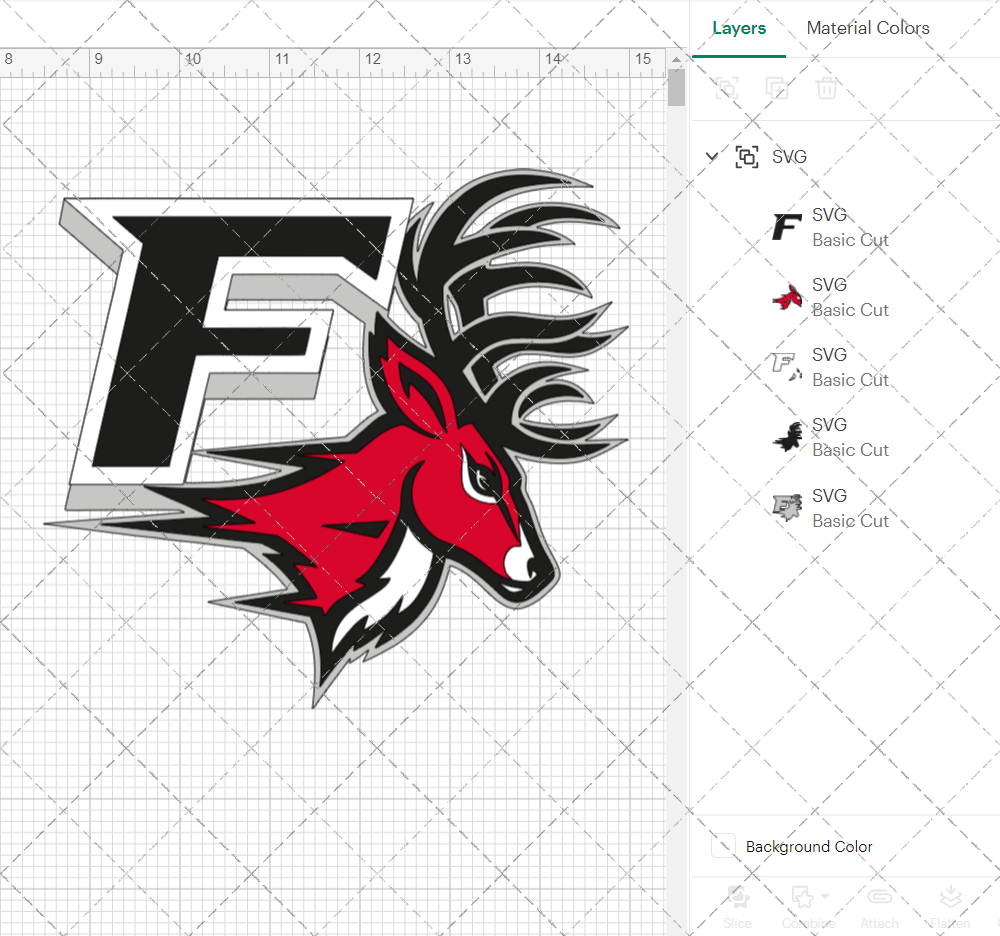 Fairfield Stags Secondary 2002 003, Svg, Dxf, Eps, Png - SvgShopArt