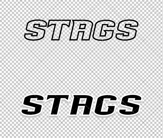 Fairfield Stags Wordmark 2002 005, Svg, Dxf, Eps, Png - SvgShopArt