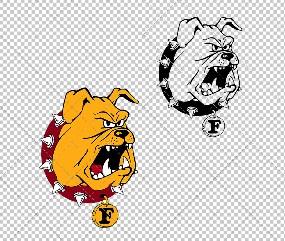 Ferris State Bulldogs 1993, Svg, Dxf, Eps, Png - SvgShopArt