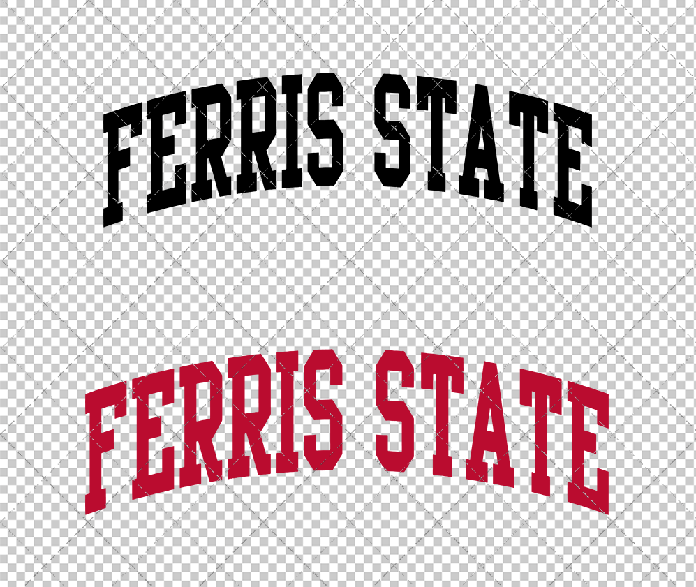 Ferris State Bulldogs Wordmark 2011, Svg, Dxf, Eps, Png - SvgShopArt