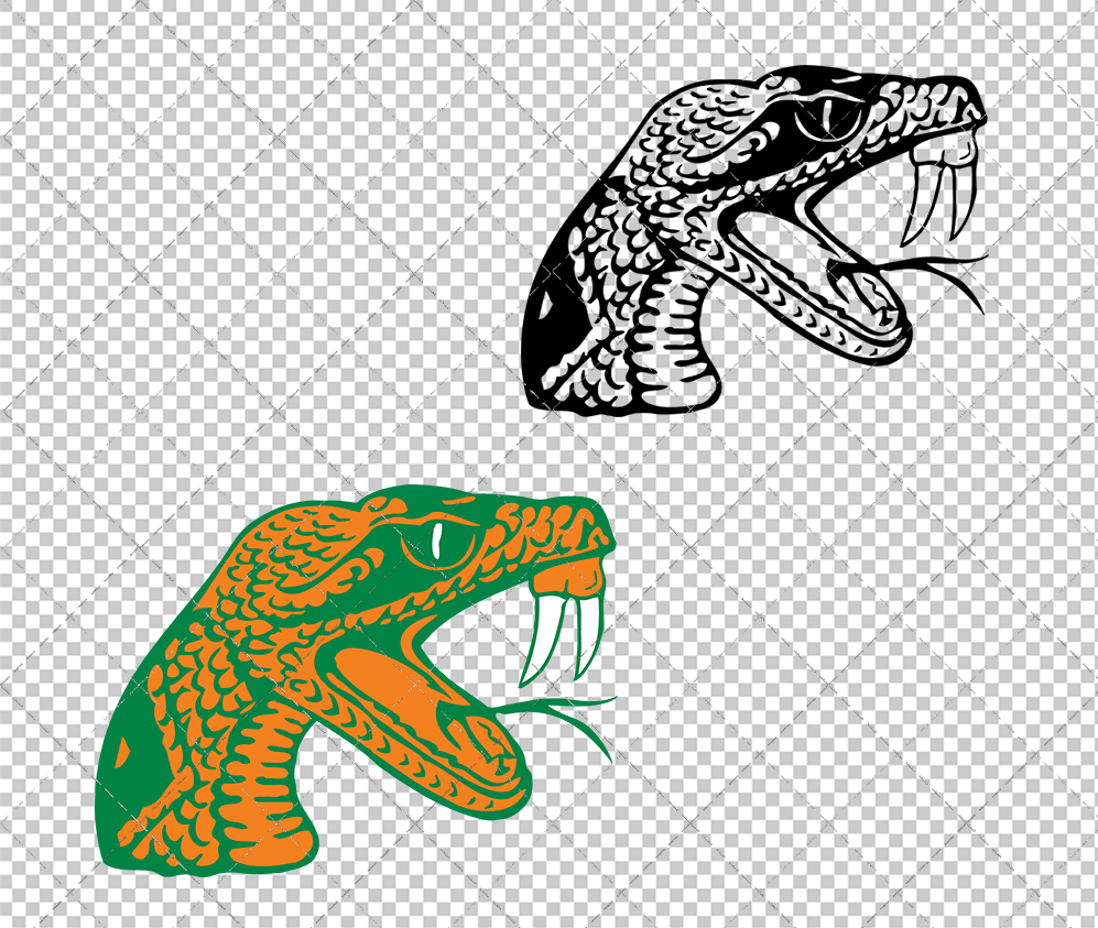 Florida A&M Rattlers 2013 002, Svg, Dxf, Eps, Png - SvgShopArt