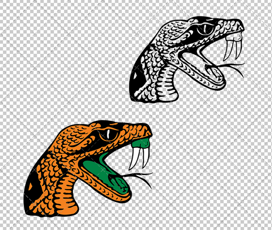 Florida A&M Rattlers 2013, Svg, Dxf, Eps, Png - SvgShopArt