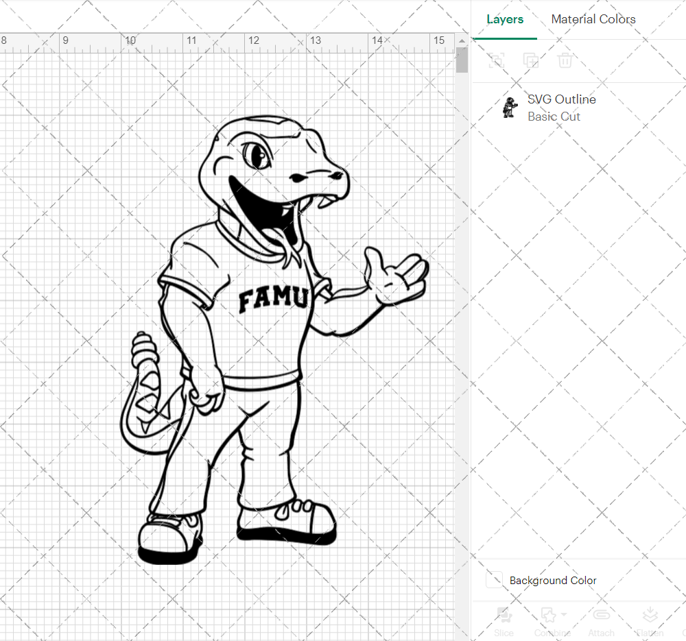 Florida A&M Rattlers Mascot 2013, Svg, Dxf, Eps, Png - SvgShopArt