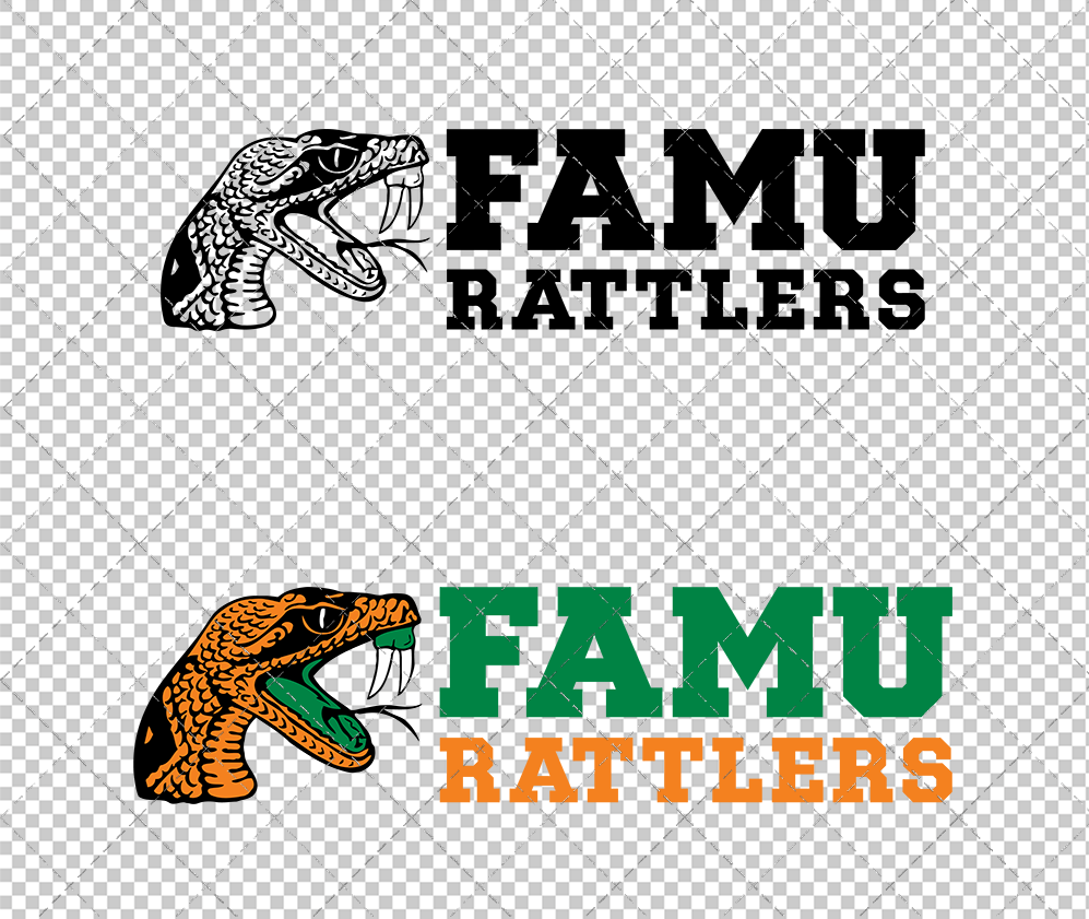 Florida A&M Rattlers Secondary 2013, Svg, Dxf, Eps, Png - SvgShopArt