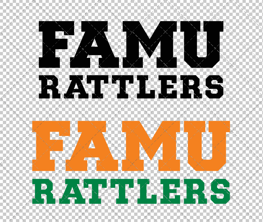 Florida A&M Rattlers Wordmark 2013 002, Svg, Dxf, Eps, Png - SvgShopArt