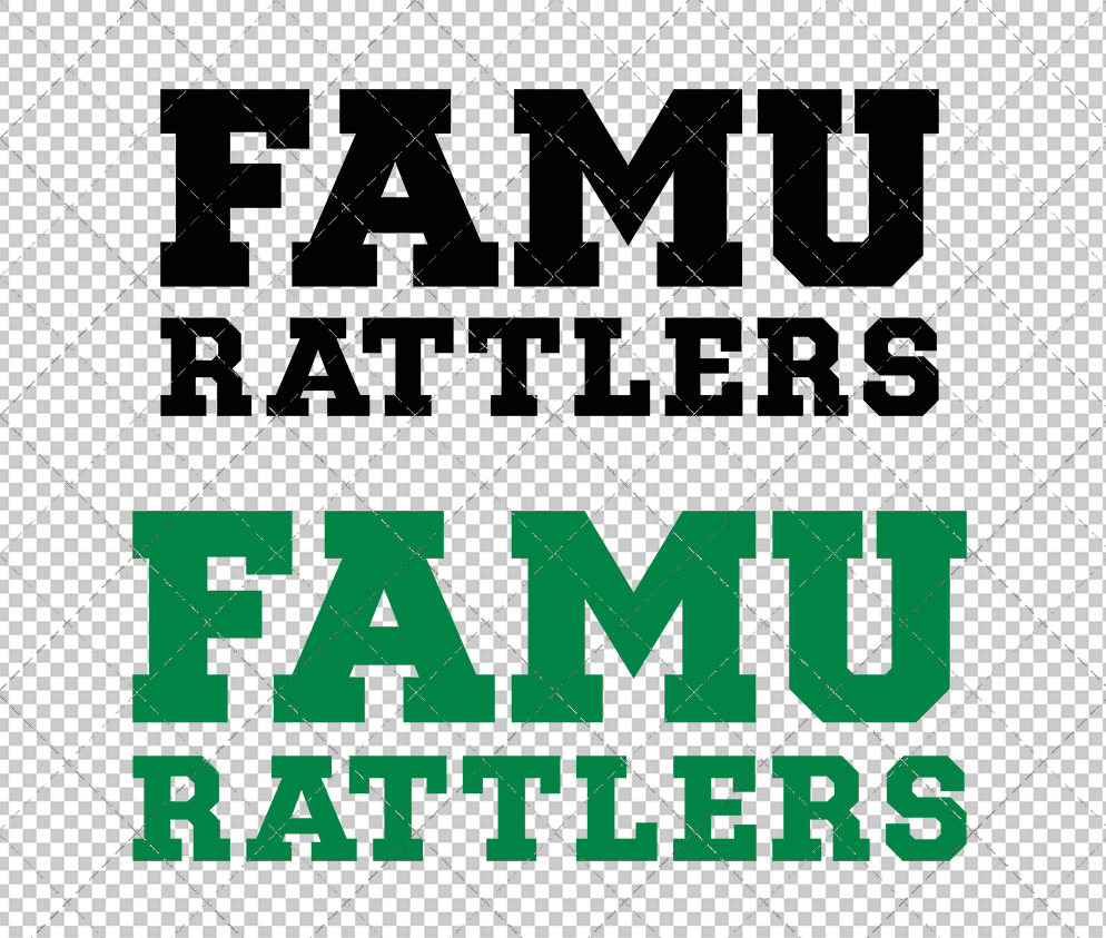 Florida A&M Rattlers Wordmark 2013 003, Svg, Dxf, Eps, Png - SvgShopArt