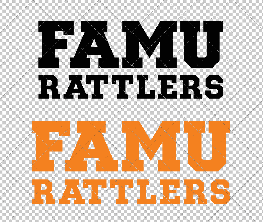 Florida A&M Rattlers Wordmark 2013 004, Svg, Dxf, Eps, Png - SvgShopArt