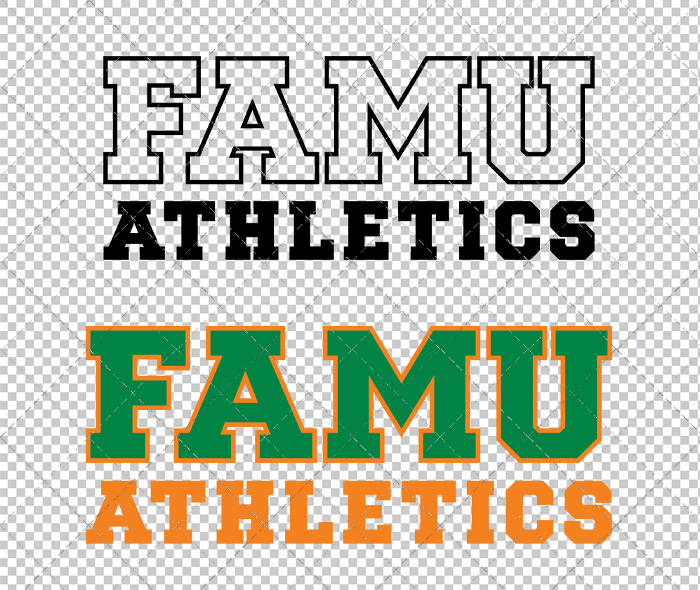 Florida A&M Rattlers Wordmark 2013 005, Svg, Dxf, Eps, Png - SvgShopArt