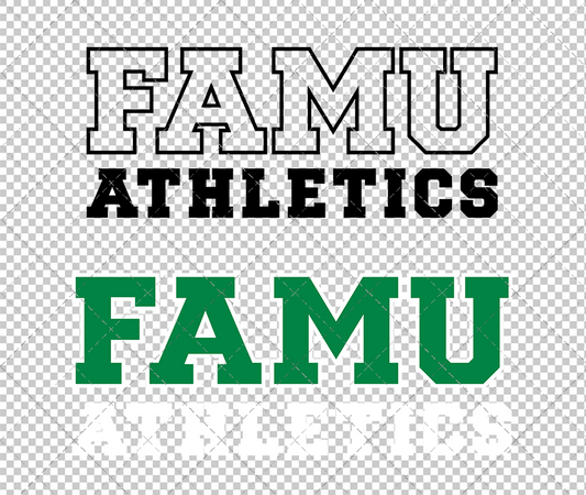 Florida A&M Rattlers Wordmark 2013 007, Svg, Dxf, Eps, Png - SvgShopArt