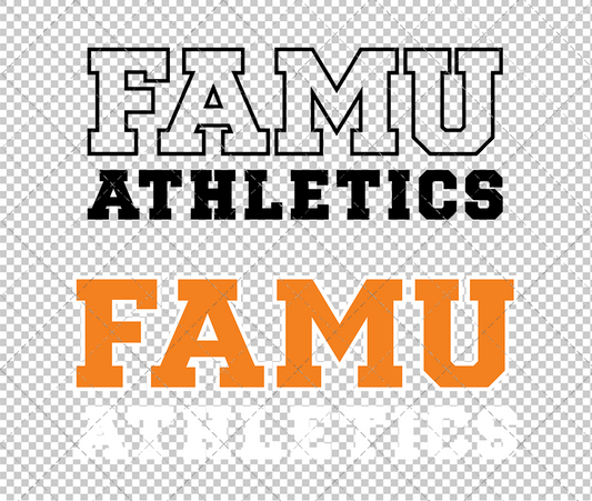 Florida A&M Rattlers Wordmark 2013 008, Svg, Dxf, Eps, Png - SvgShopArt